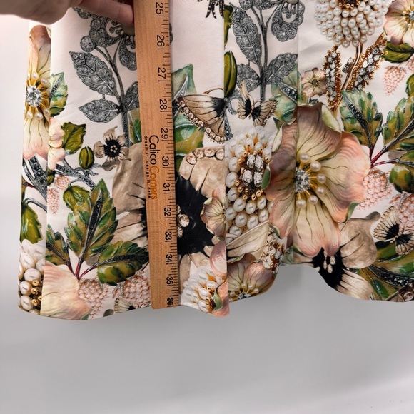 NWOT Ted Baker Womens White Yvetta Gem Gardens Cap Sleeve Dress - Picture 7 of 8